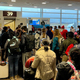 Crowds seen, on December 18, 2020 at Washington Reagan National Airport.